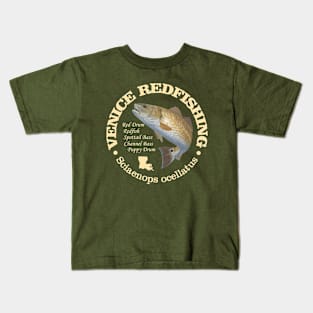 Venice Louisiana (redfish) Kids T-Shirt